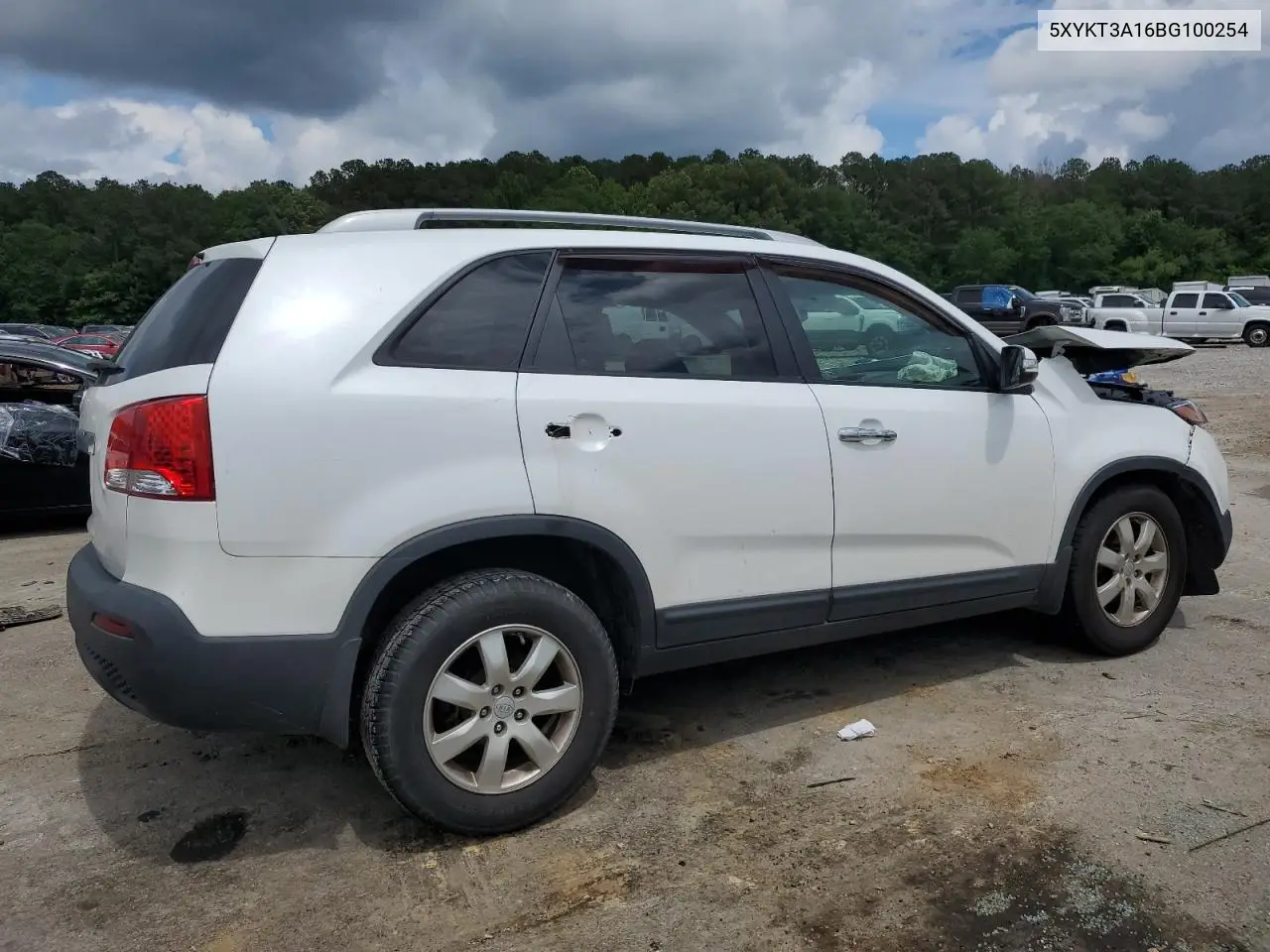 2011 Kia Sorento Base VIN: 5XYKT3A16BG100254 Lot: 56746485