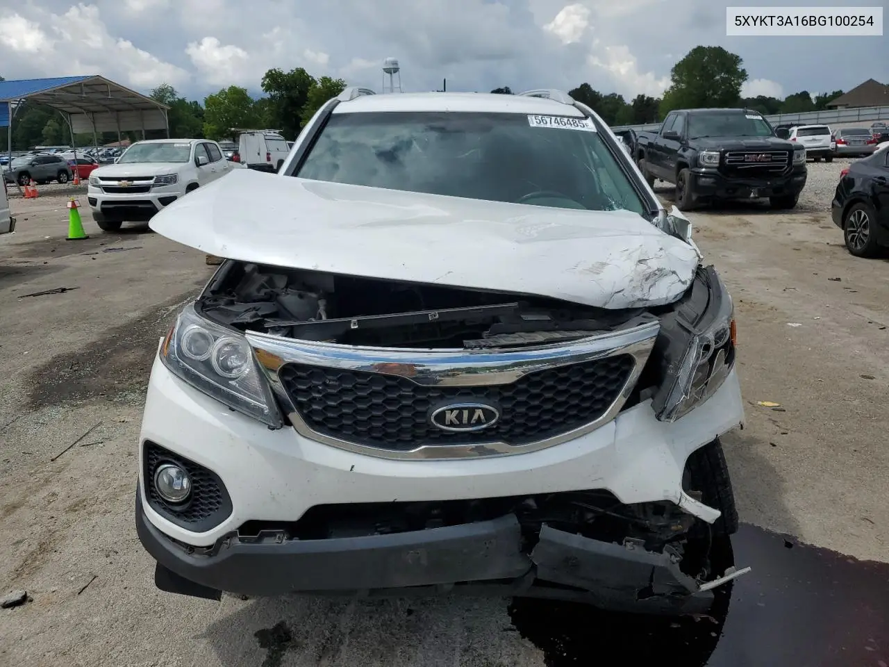 2011 Kia Sorento Base VIN: 5XYKT3A16BG100254 Lot: 56746485