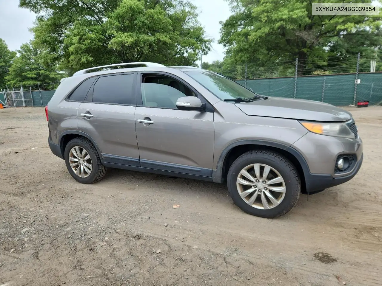 2011 Kia Sorento Ex VIN: 5XYKU4A24BG039854 Lot: 62315435