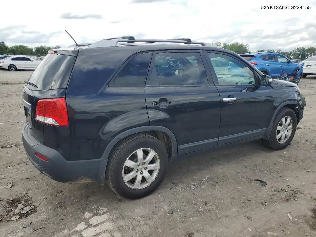 2012 Kia Sorento Base VIN: 5XYKT3A63CG224155 Lot: 56696995