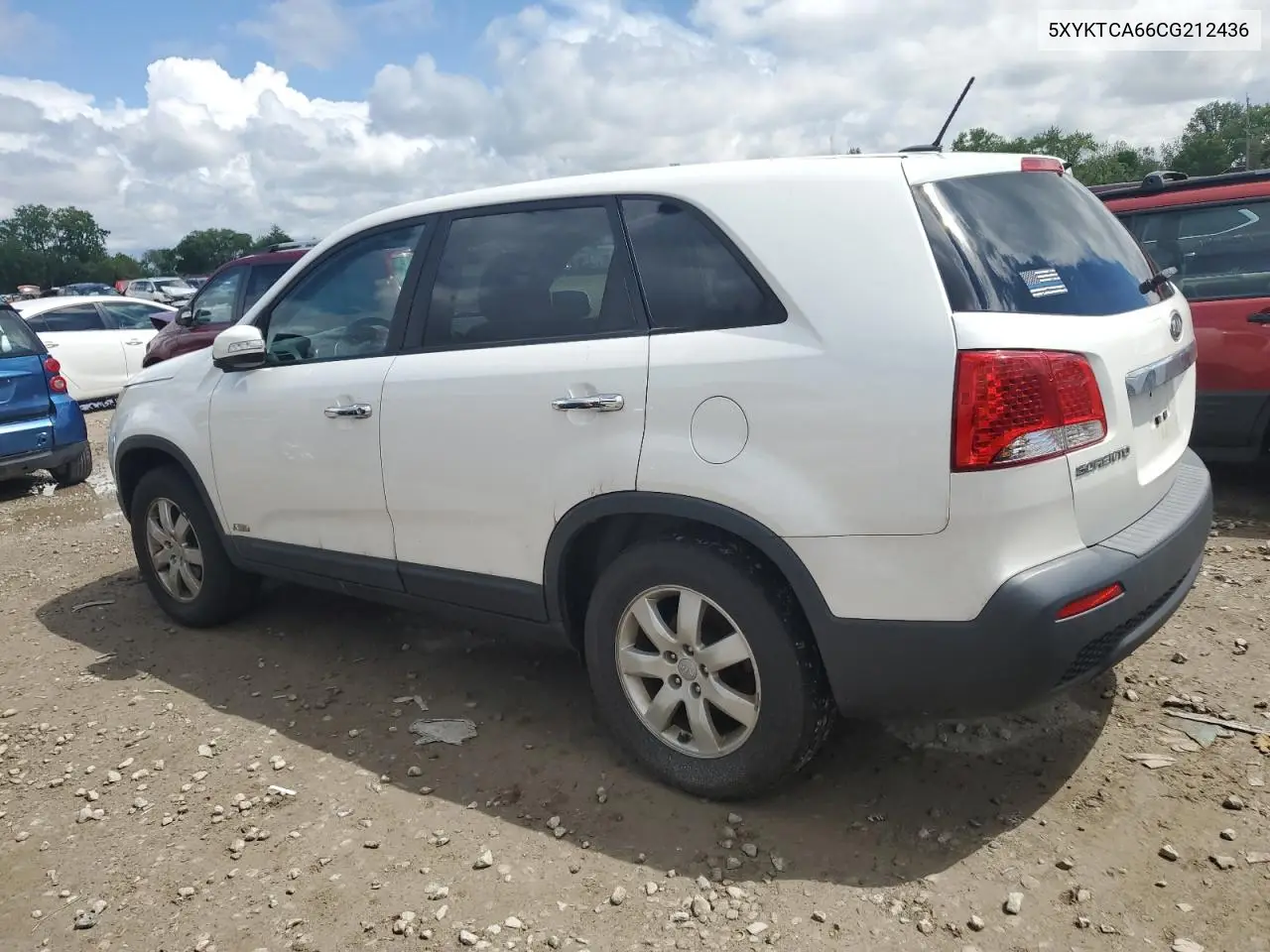 2012 Kia Sorento Base VIN: 5XYKTCA66CG212436 Lot: 56780345
