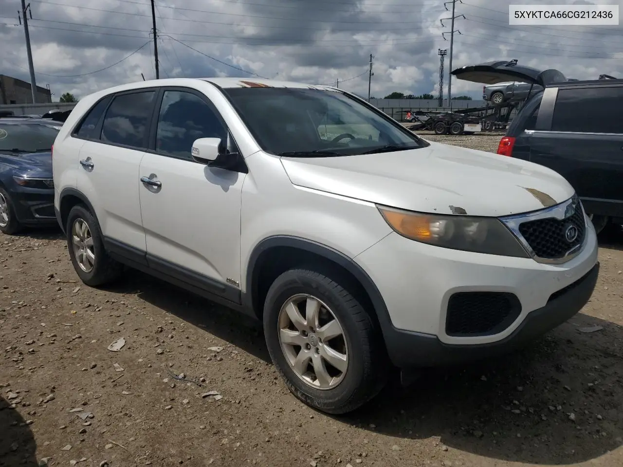 2012 Kia Sorento Base VIN: 5XYKTCA66CG212436 Lot: 56780345