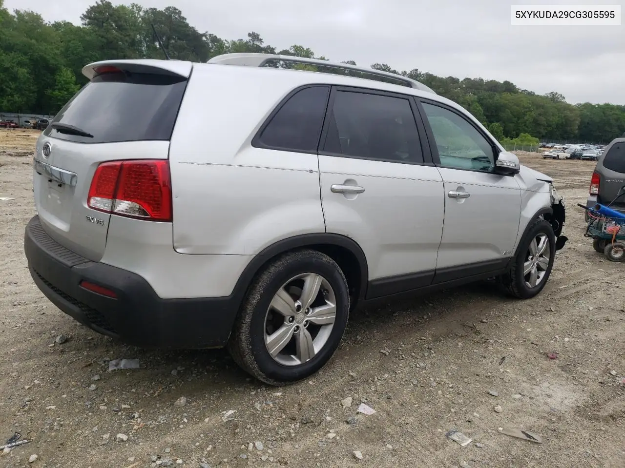 2012 Kia Sorento Ex VIN: 5XYKUDA29CG305595 Lot: 57077495