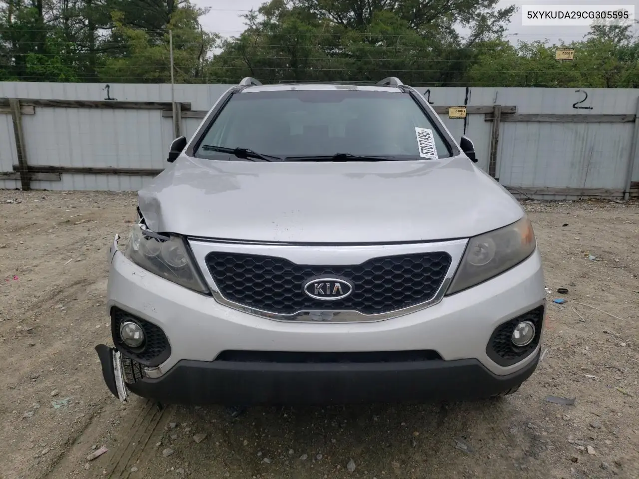 2012 Kia Sorento Ex VIN: 5XYKUDA29CG305595 Lot: 57077495