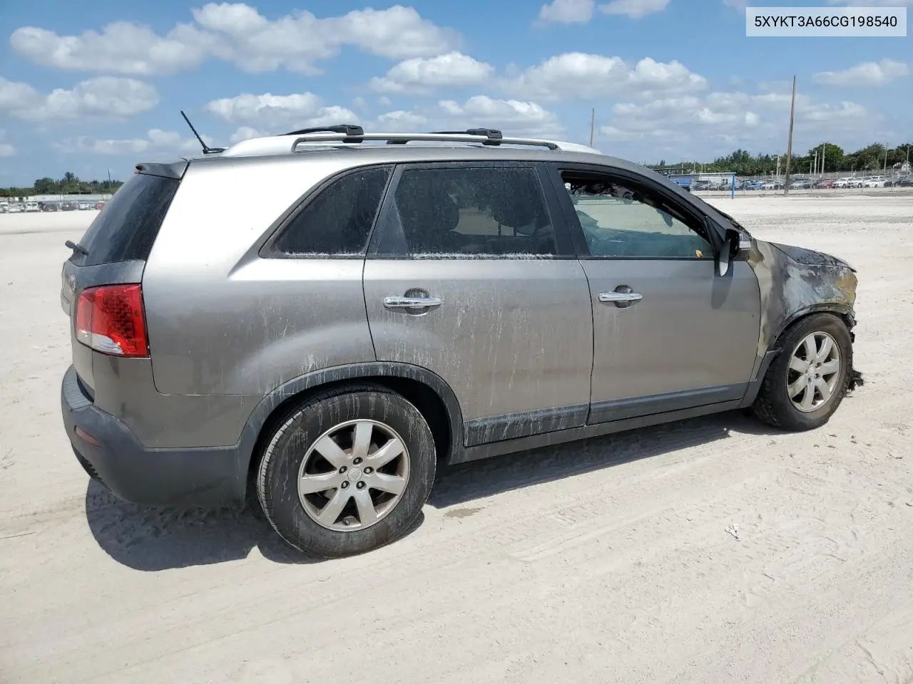 2012 Kia Sorento Base VIN: 5XYKT3A66CG198540 Lot: 57452105