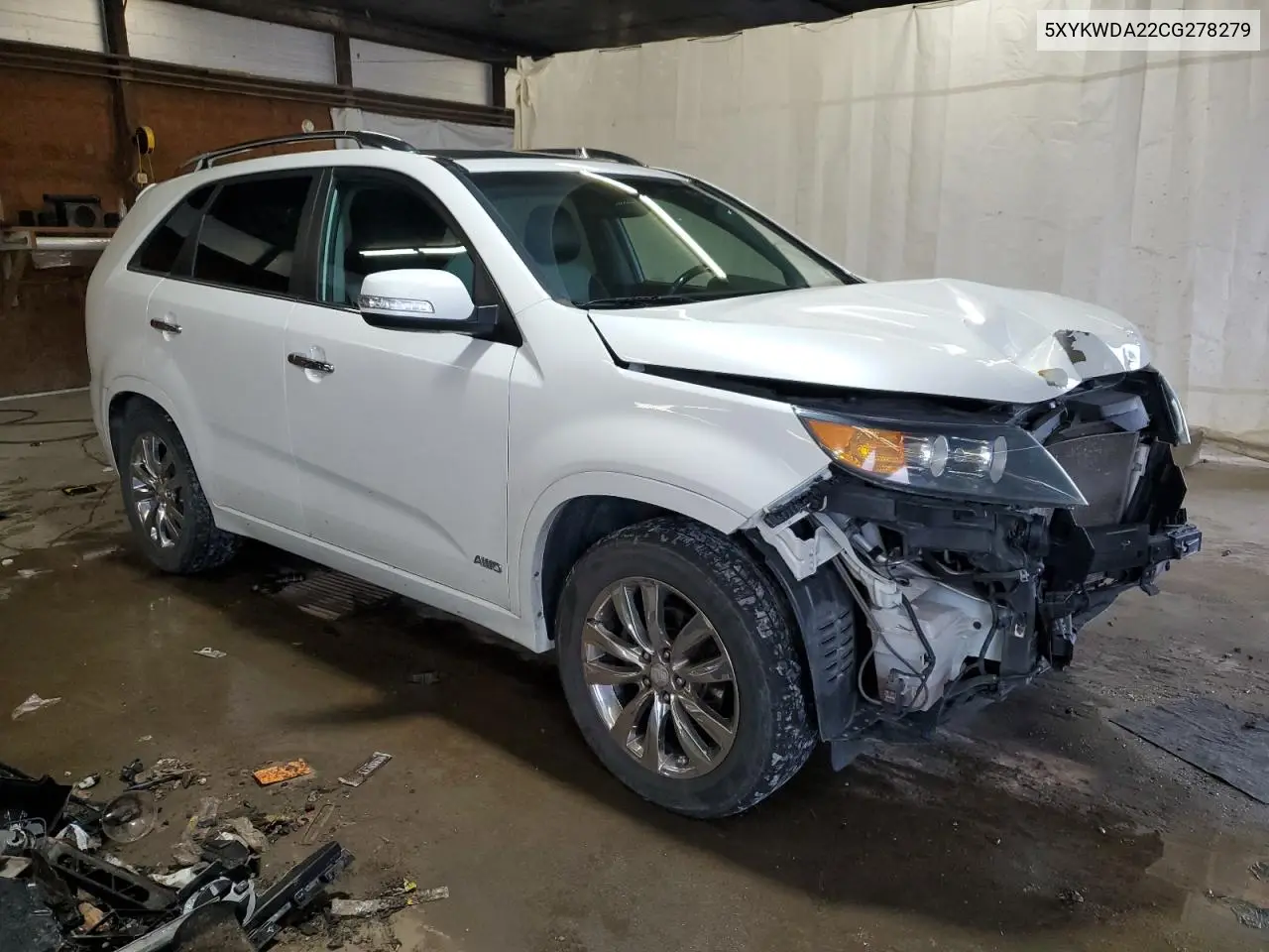 2012 Kia Sorento Sx VIN: 5XYKWDA22CG278279 Lot: 62359075