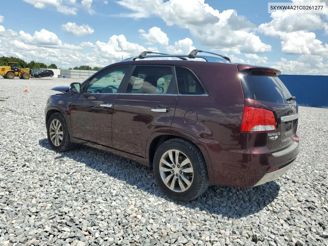 2012 Kia Sorento Sx VIN: 5XYKW4A21CG261277 Lot: 62679845