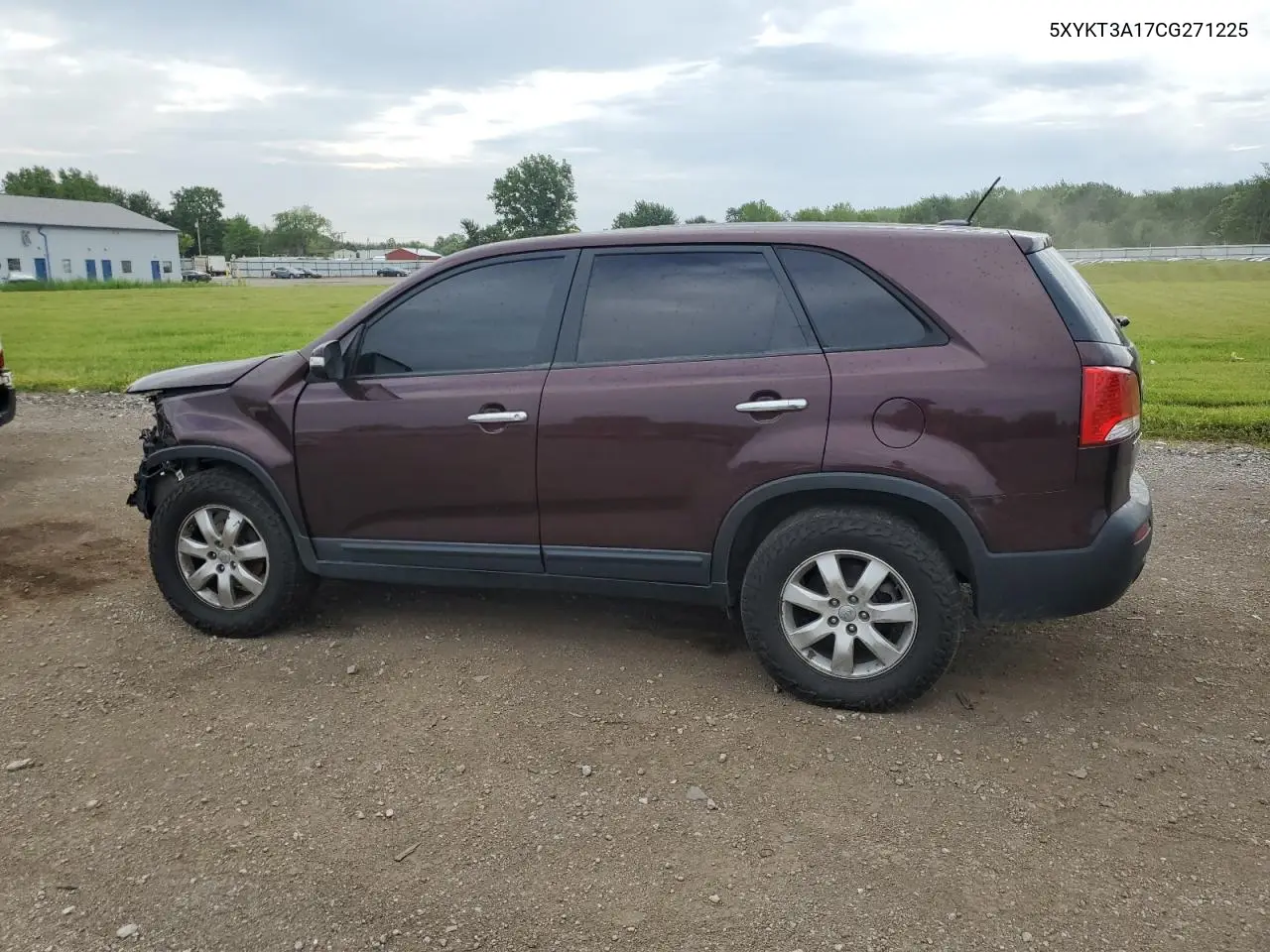 2012 Kia Sorento Base VIN: 5XYKT3A17CG271225 Lot: 62749565