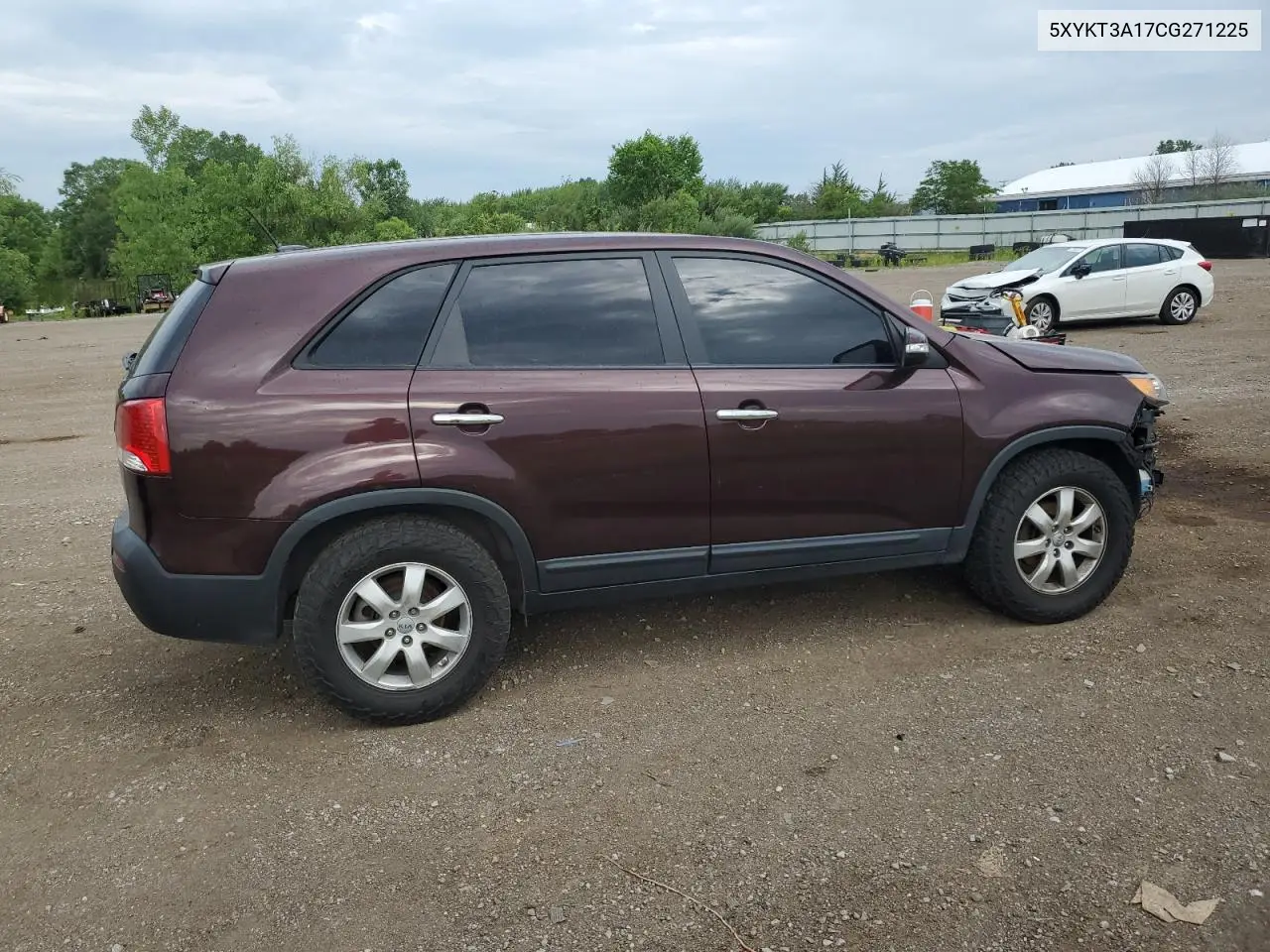 2012 Kia Sorento Base VIN: 5XYKT3A17CG271225 Lot: 62749565