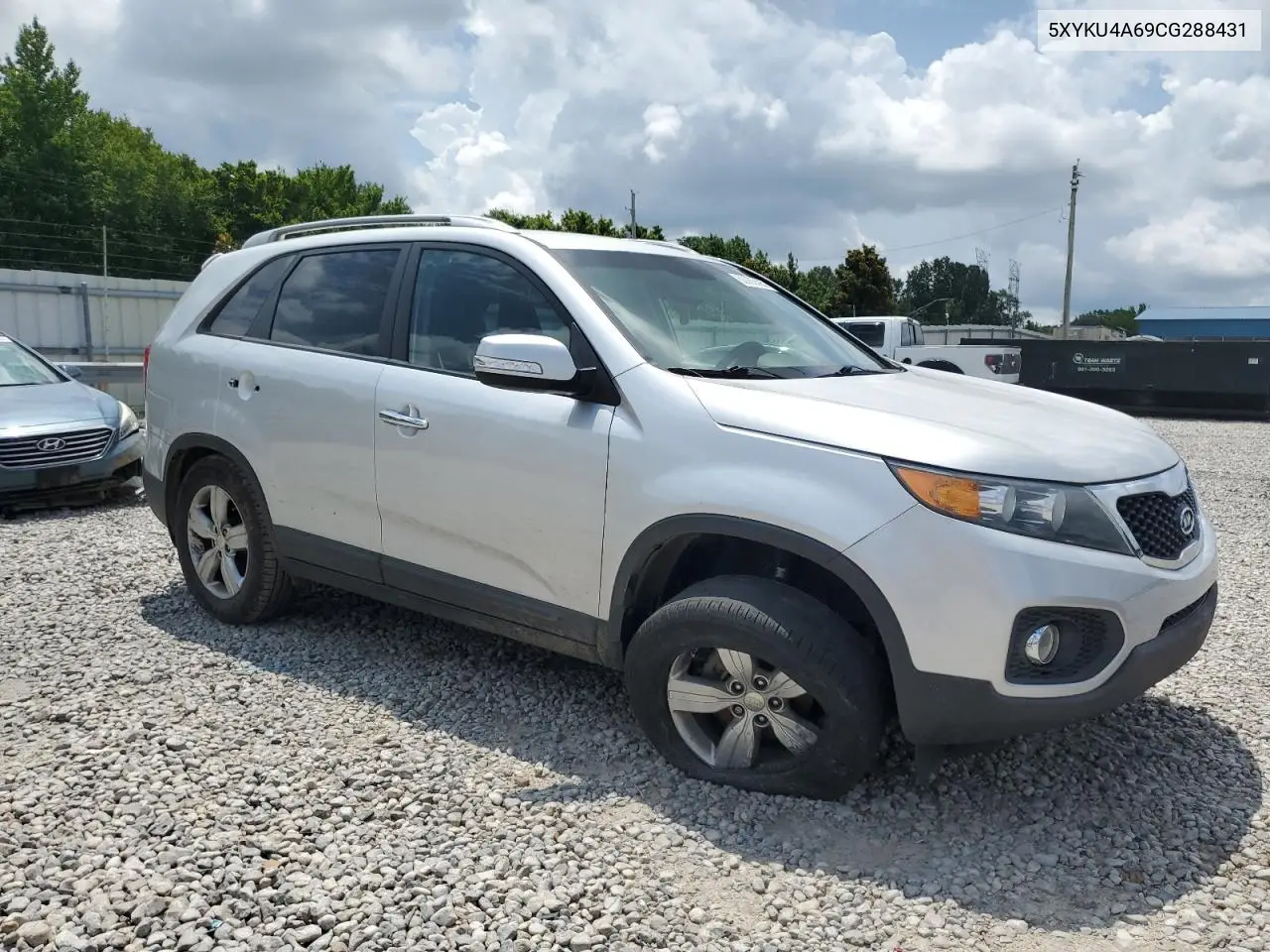 2012 Kia Sorento Ex VIN: 5XYKU4A69CG288431 Lot: 62986595