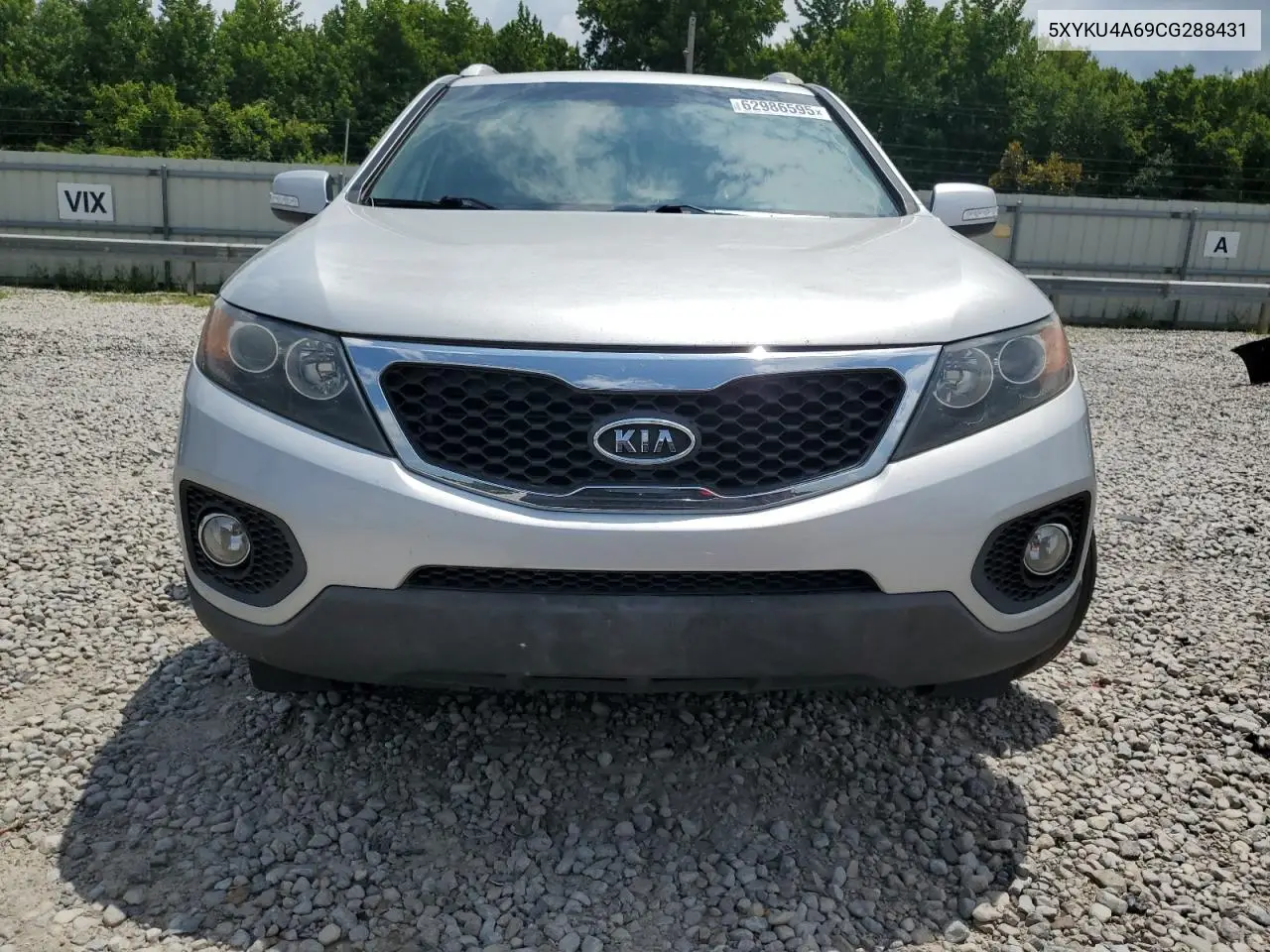 2012 Kia Sorento Ex VIN: 5XYKU4A69CG288431 Lot: 62986595