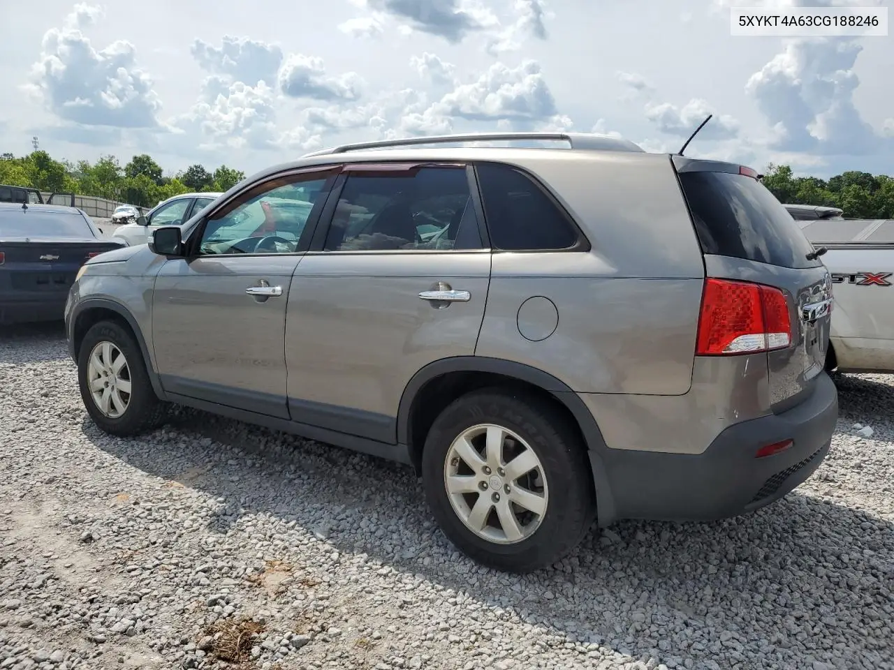 2012 Kia Sorento Base VIN: 5XYKT4A63CG188246 Lot: 62991895