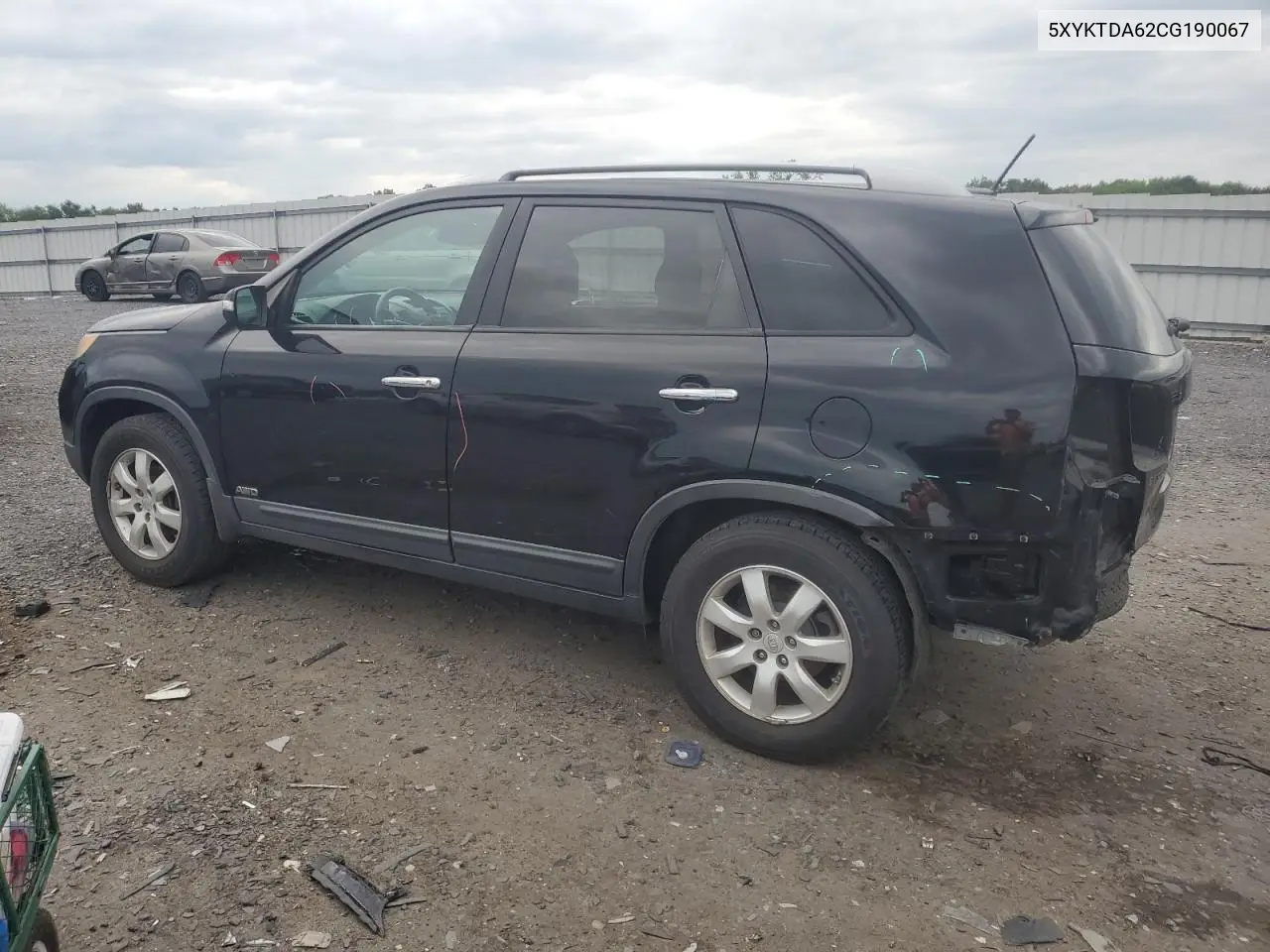 2012 Kia Sorento Base VIN: 5XYKTDA62CG190067 Lot: 65166485