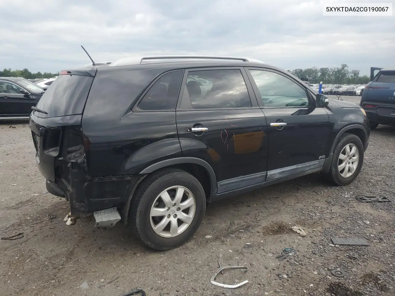 2012 Kia Sorento Base VIN: 5XYKTDA62CG190067 Lot: 65166485