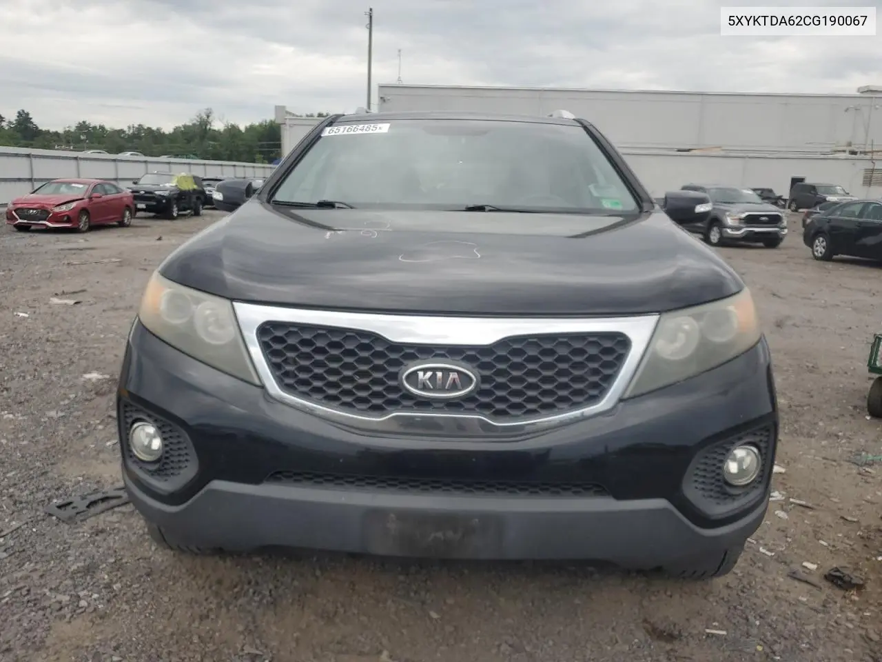 2012 Kia Sorento Base VIN: 5XYKTDA62CG190067 Lot: 65166485