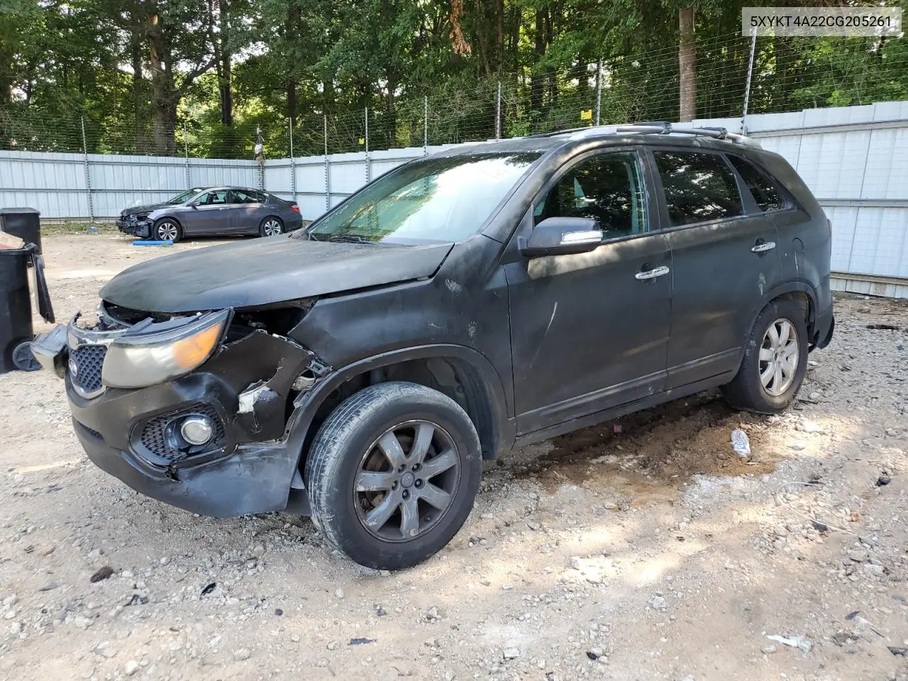2012 Kia Sorento Base VIN: 5XYKT4A22CG205261 Lot: 65220395