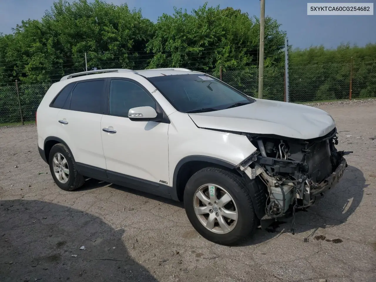 2012 Kia Sorento Base VIN: 5XYKTCA60CG254682 Lot: 65594495