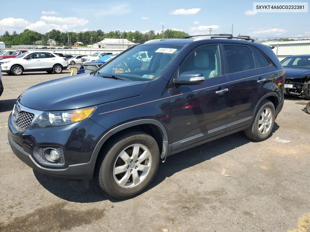 2012 Kia Sorento Base VIN: 5XYKT4A60CG232381 Lot: 65681755