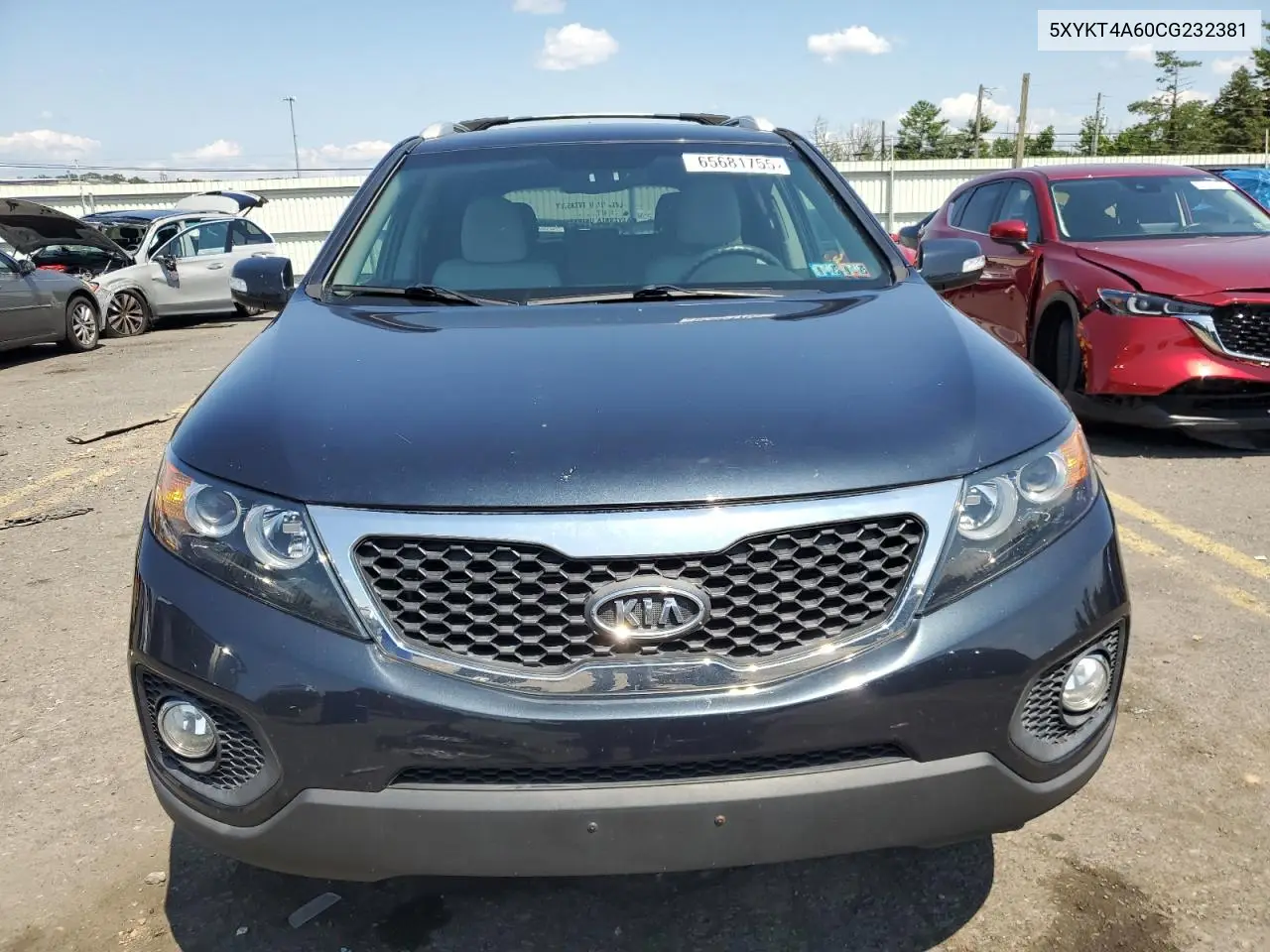 2012 Kia Sorento Base VIN: 5XYKT4A60CG232381 Lot: 65681755