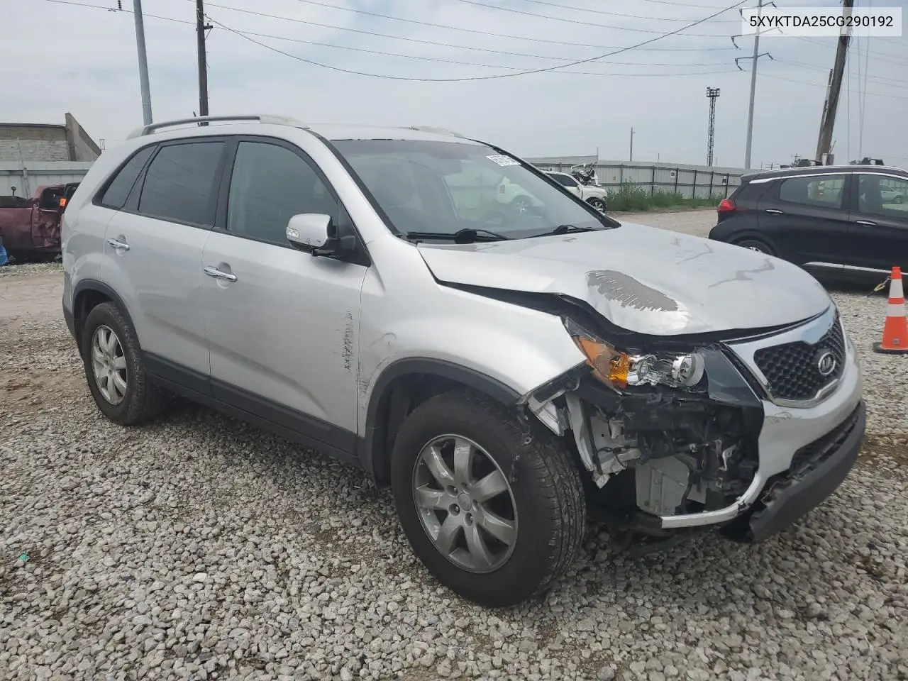 2012 Kia Sorento Base VIN: 5XYKTDA25CG290192 Lot: 65765135