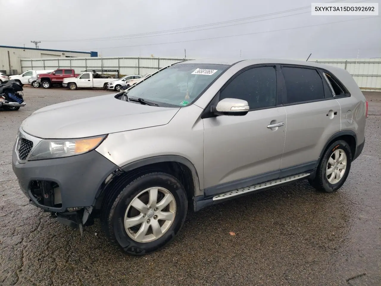 2013 Kia Sorento Lx VIN: 5XYKT3A15DG392692 Lot: 56581065