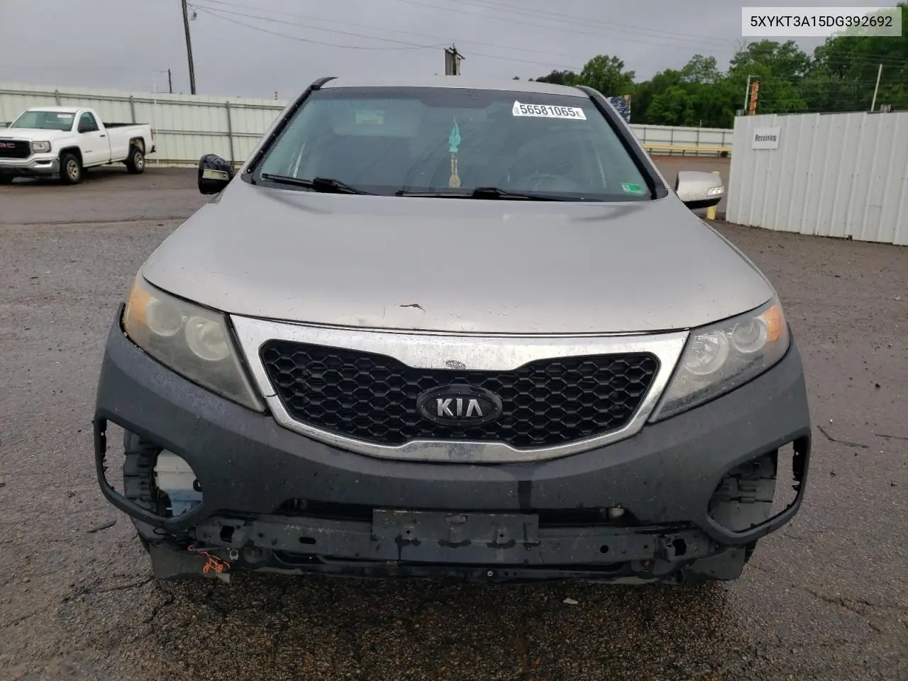 2013 Kia Sorento Lx VIN: 5XYKT3A15DG392692 Lot: 56581065