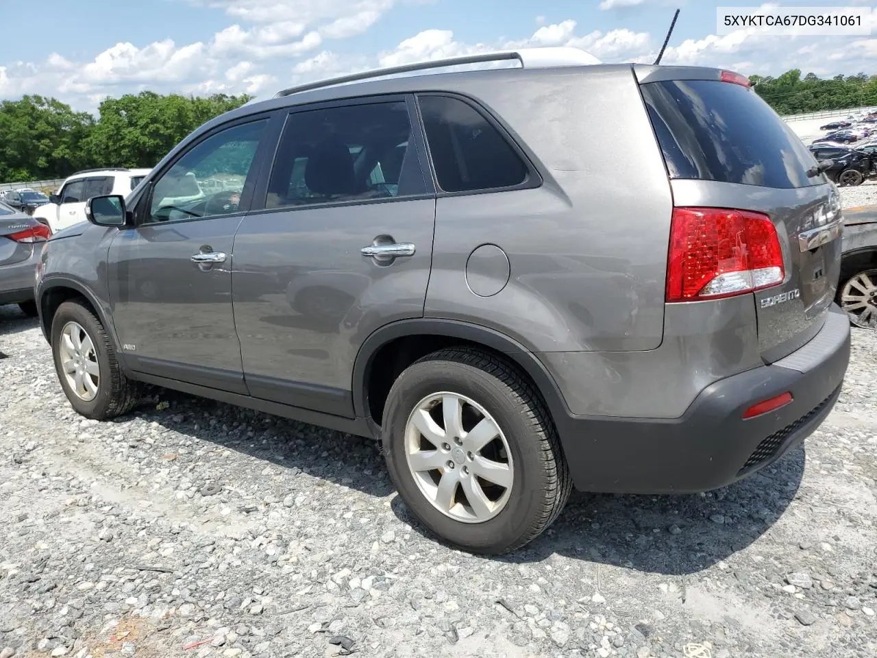 2013 Kia Sorento Lx VIN: 5XYKTCA67DG341061 Lot: 56760585