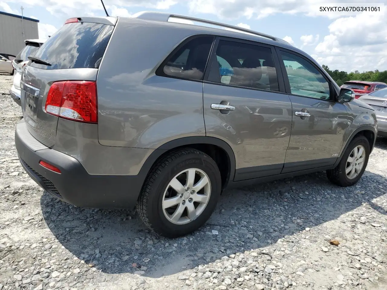 2013 Kia Sorento Lx VIN: 5XYKTCA67DG341061 Lot: 56760585