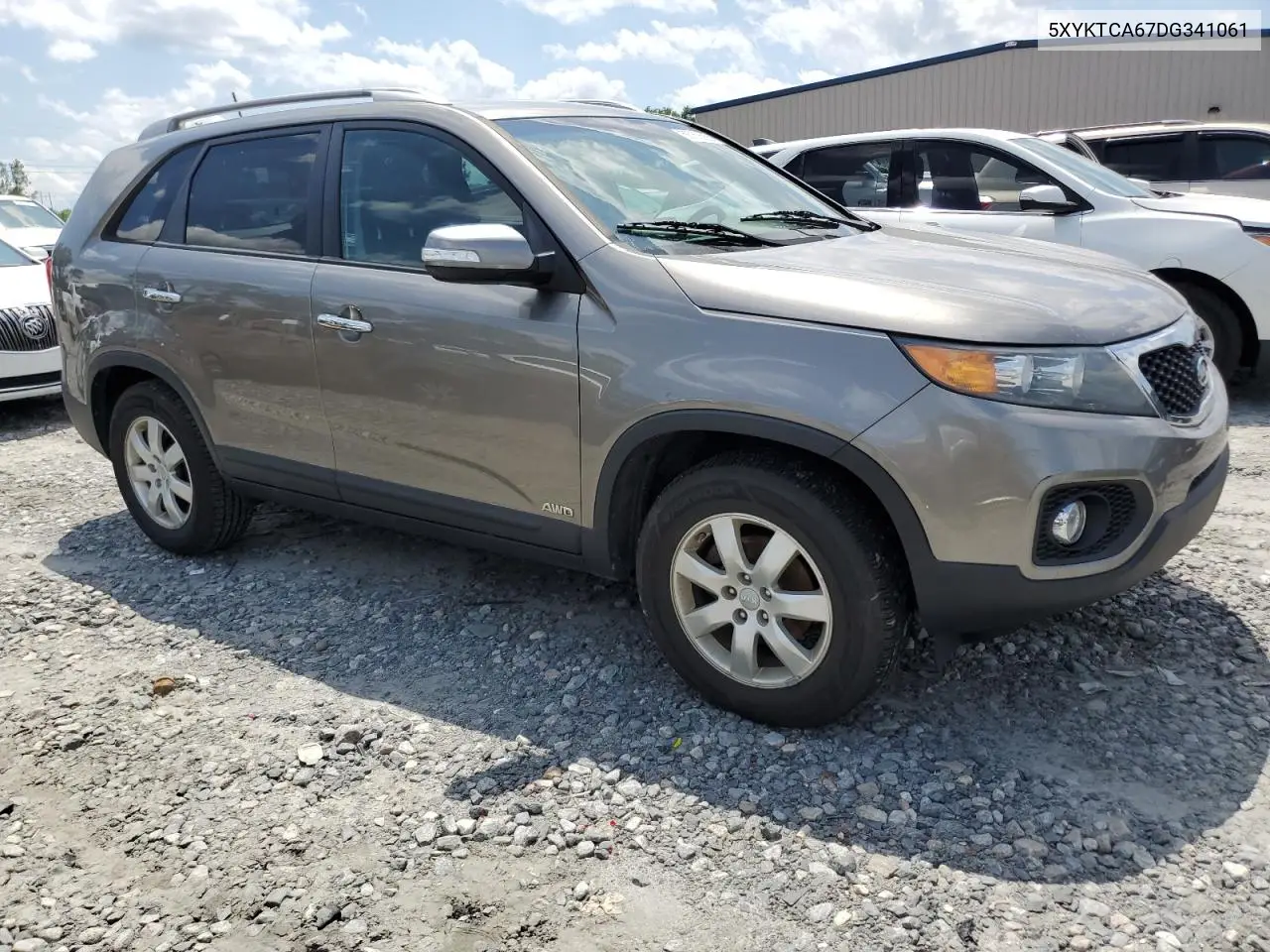 2013 Kia Sorento Lx VIN: 5XYKTCA67DG341061 Lot: 56760585