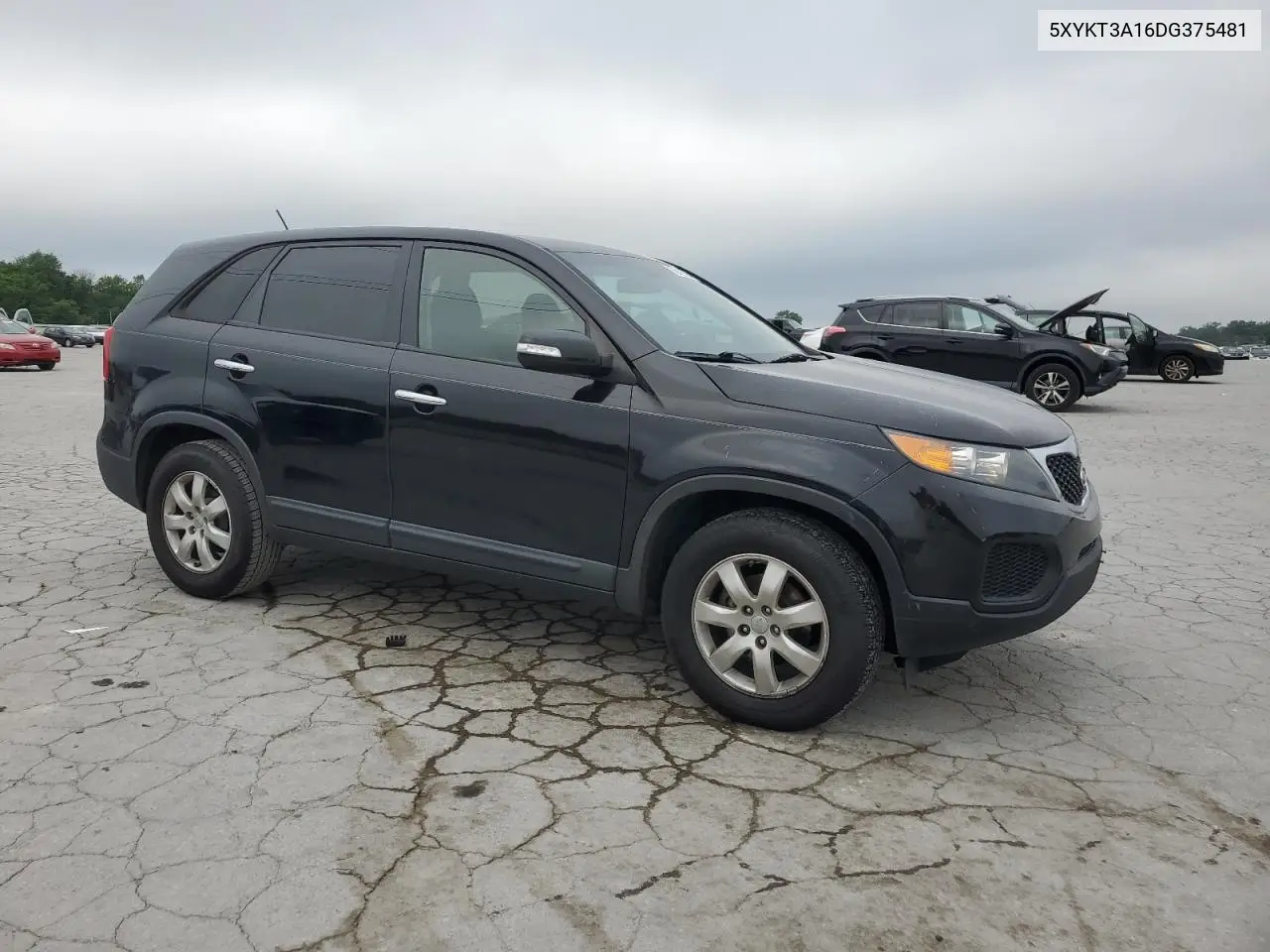 2013 Kia Sorento Lx VIN: 5XYKT3A16DG375481 Lot: 56919855