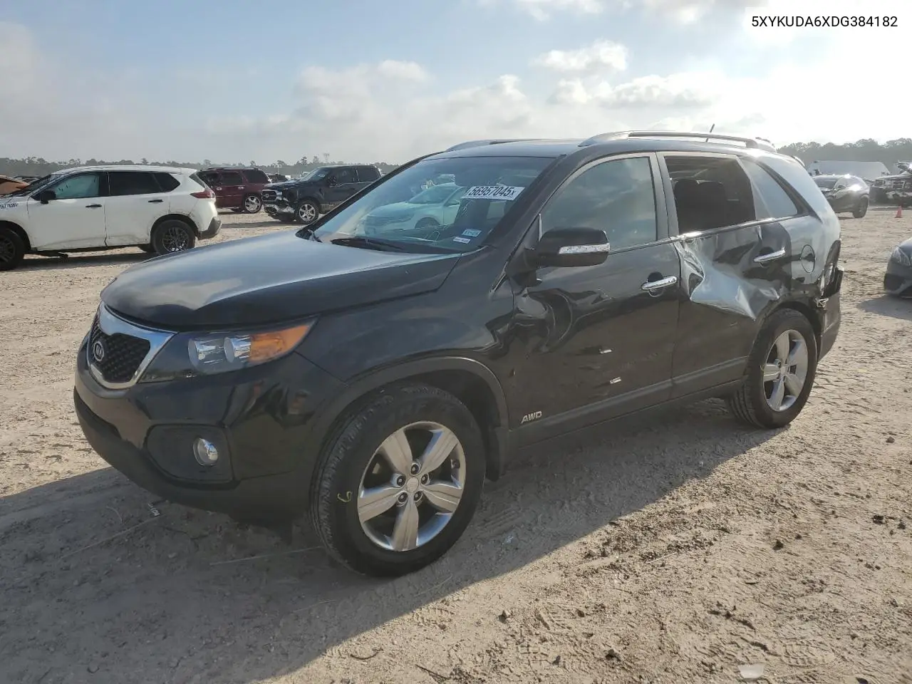 2013 Kia Sorento Ex VIN: 5XYKUDA6XDG384182 Lot: 56957045