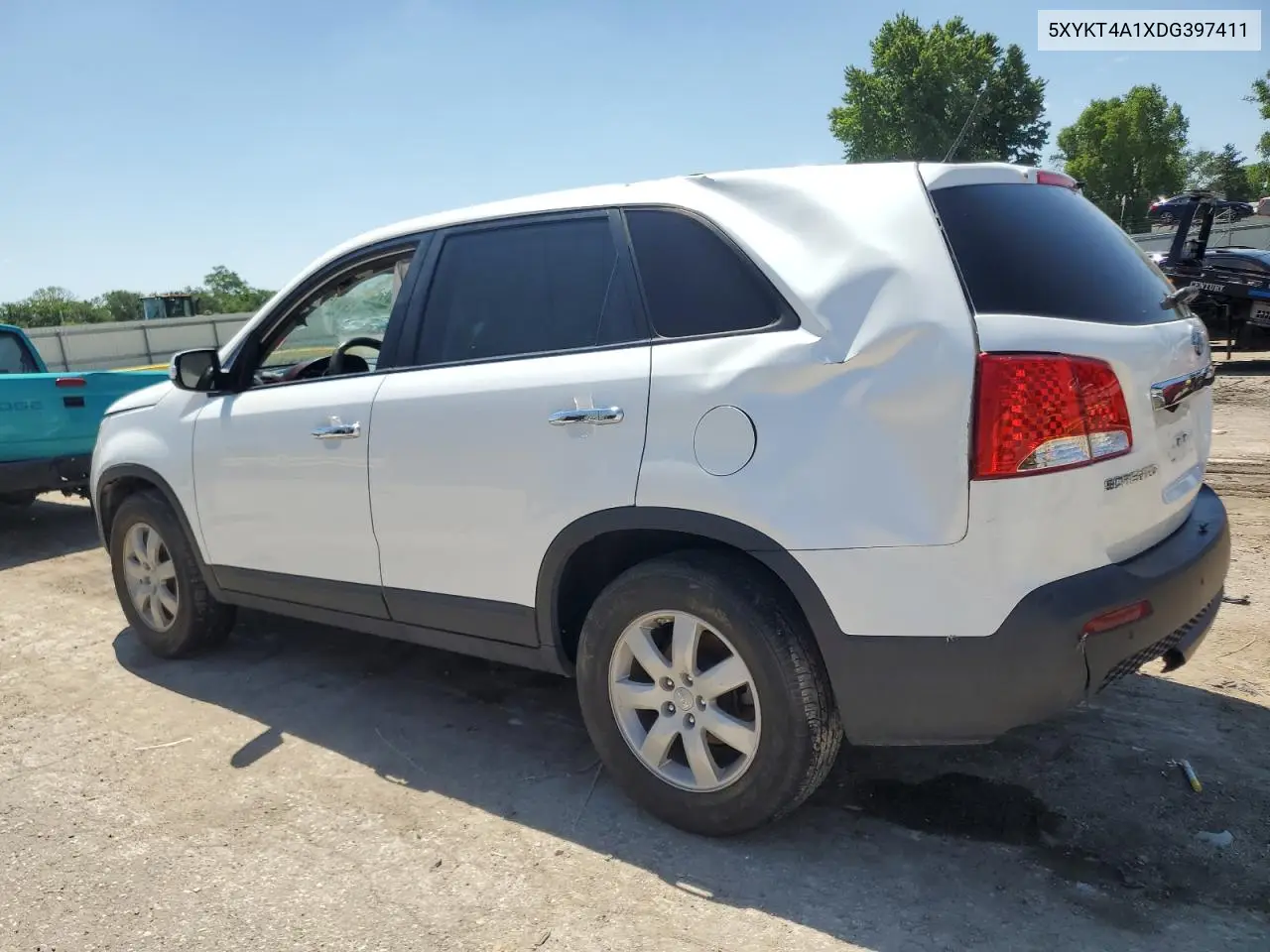 2013 Kia Sorento Lx VIN: 5XYKT4A1XDG397411 Lot: 58777375