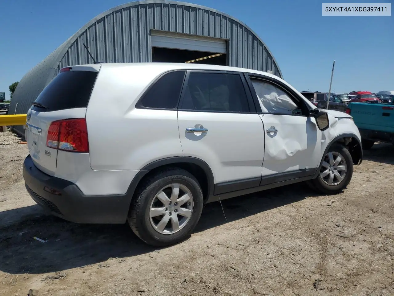2013 Kia Sorento Lx VIN: 5XYKT4A1XDG397411 Lot: 58777375