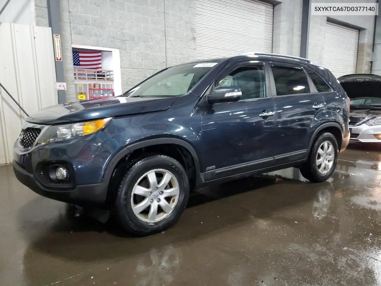 2013 Kia Sorento Lx VIN: 5XYKTCA67DG377140 Lot: 61363335