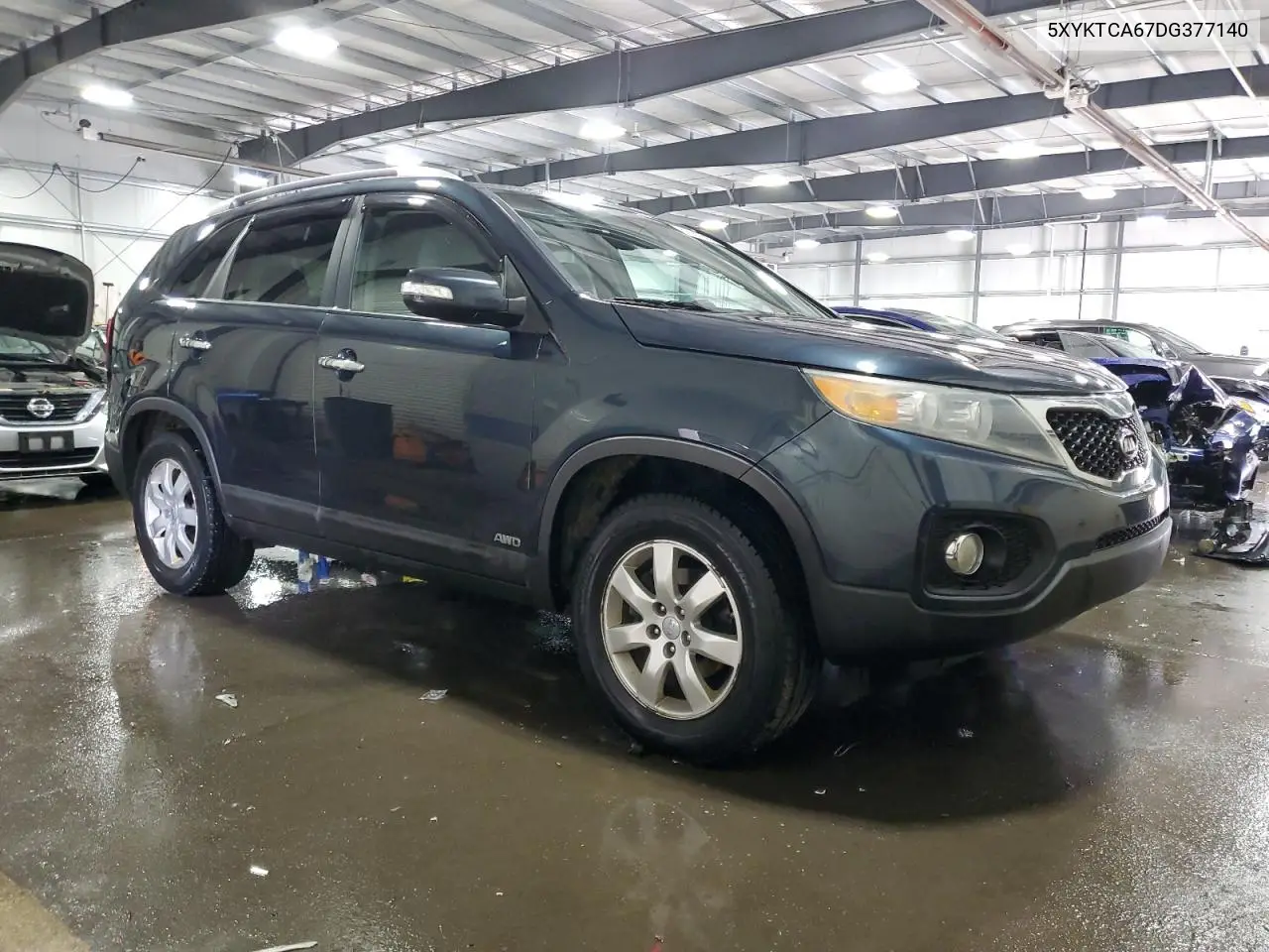 2013 Kia Sorento Lx VIN: 5XYKTCA67DG377140 Lot: 61363335