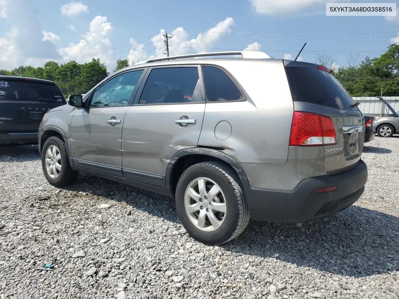 2013 Kia Sorento Lx VIN: 5XYKT3A68DG358516 Lot: 61806625