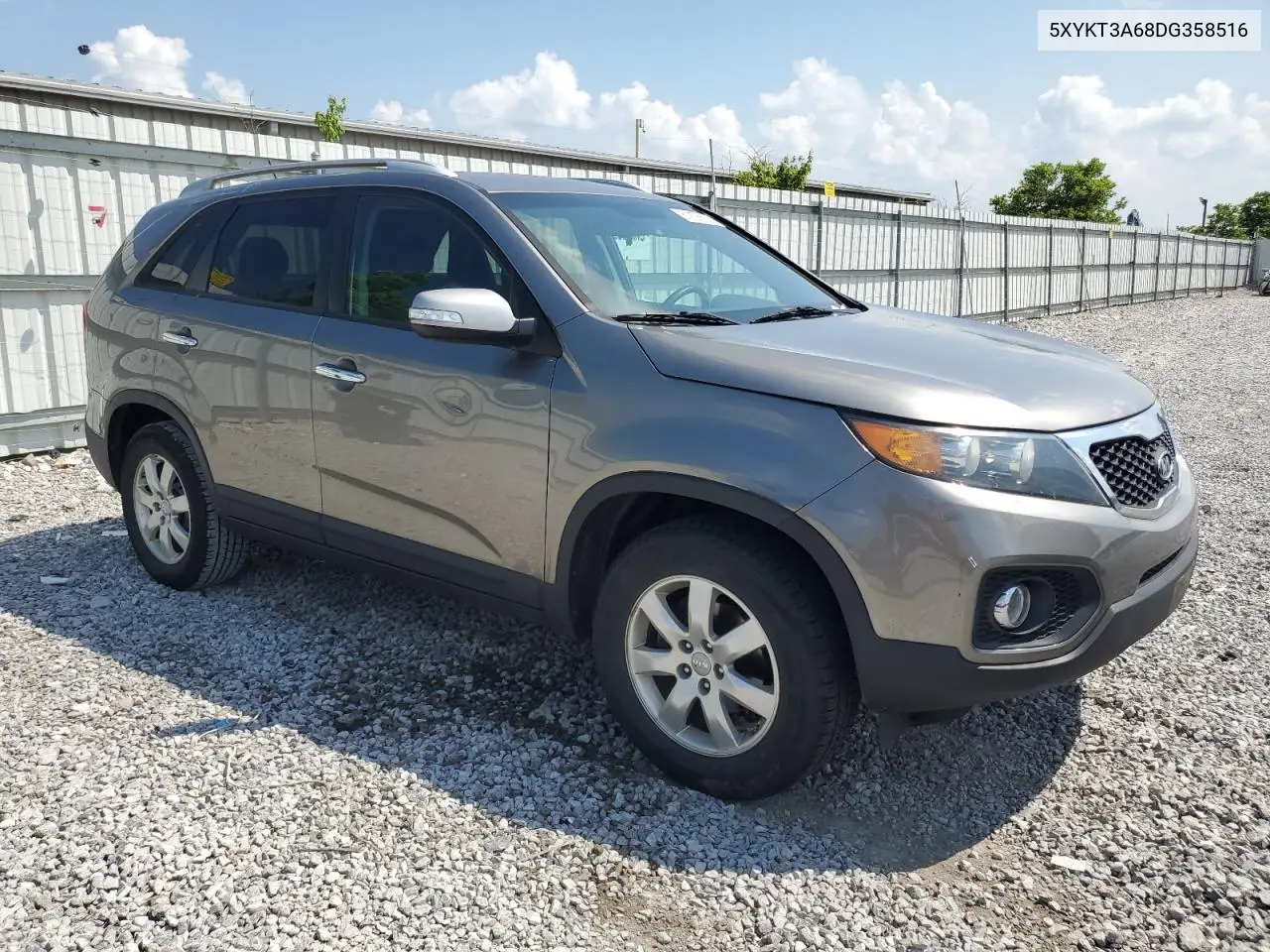 2013 Kia Sorento Lx VIN: 5XYKT3A68DG358516 Lot: 61806625