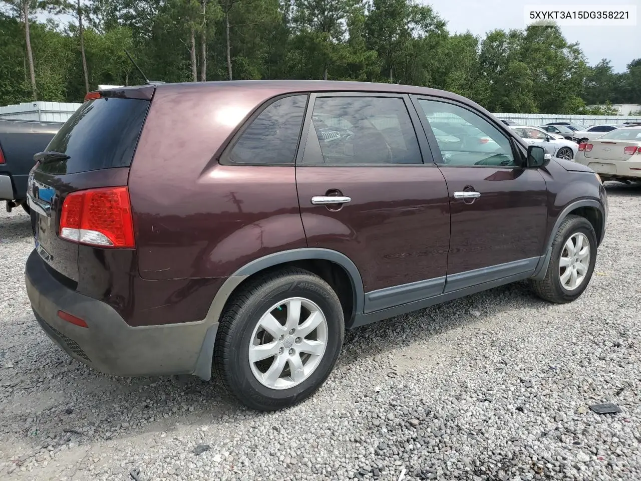 2013 Kia Sorento Lx VIN: 5XYKT3A15DG358221 Lot: 62560635