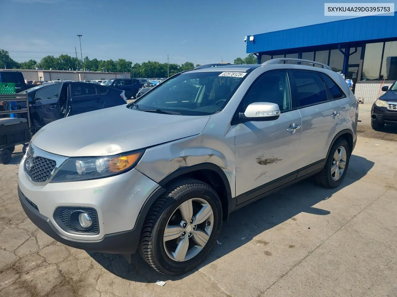 2013 Kia Sorento Ex VIN: 5XYKU4A29DG395753 Lot: 62578125