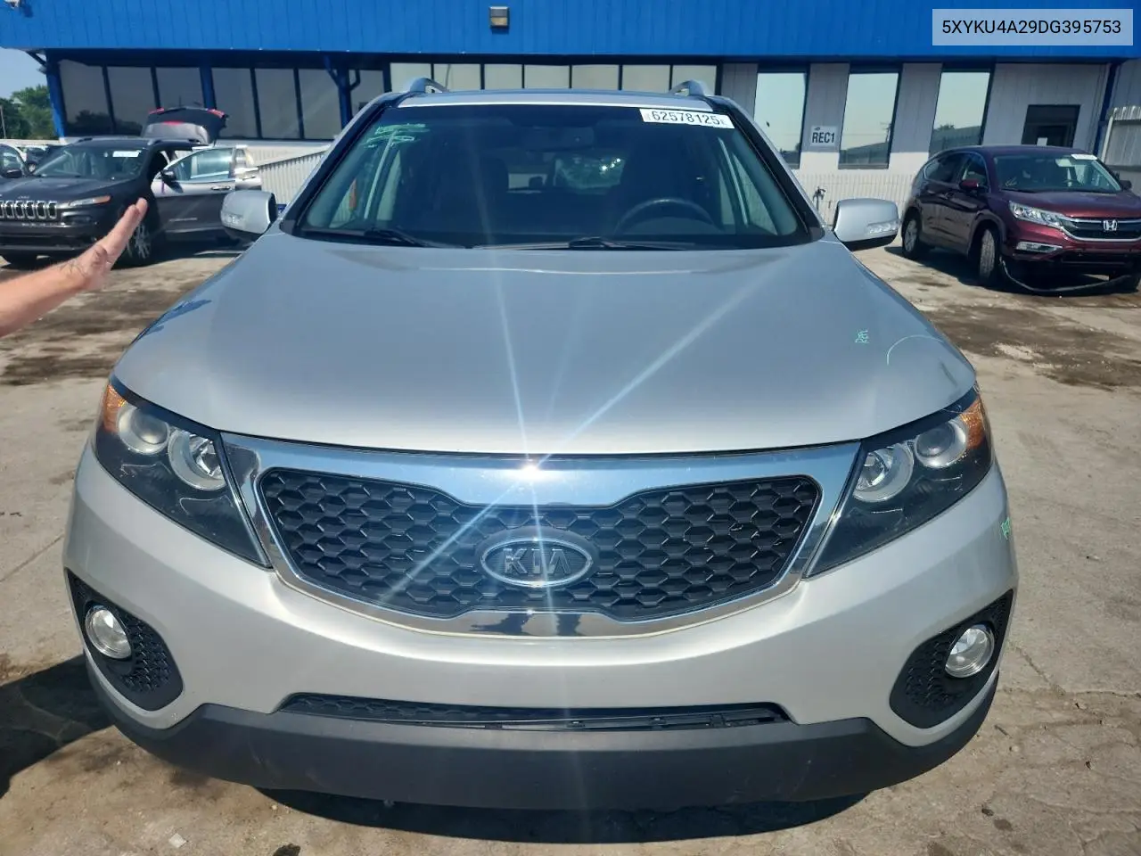 2013 Kia Sorento Ex VIN: 5XYKU4A29DG395753 Lot: 62578125