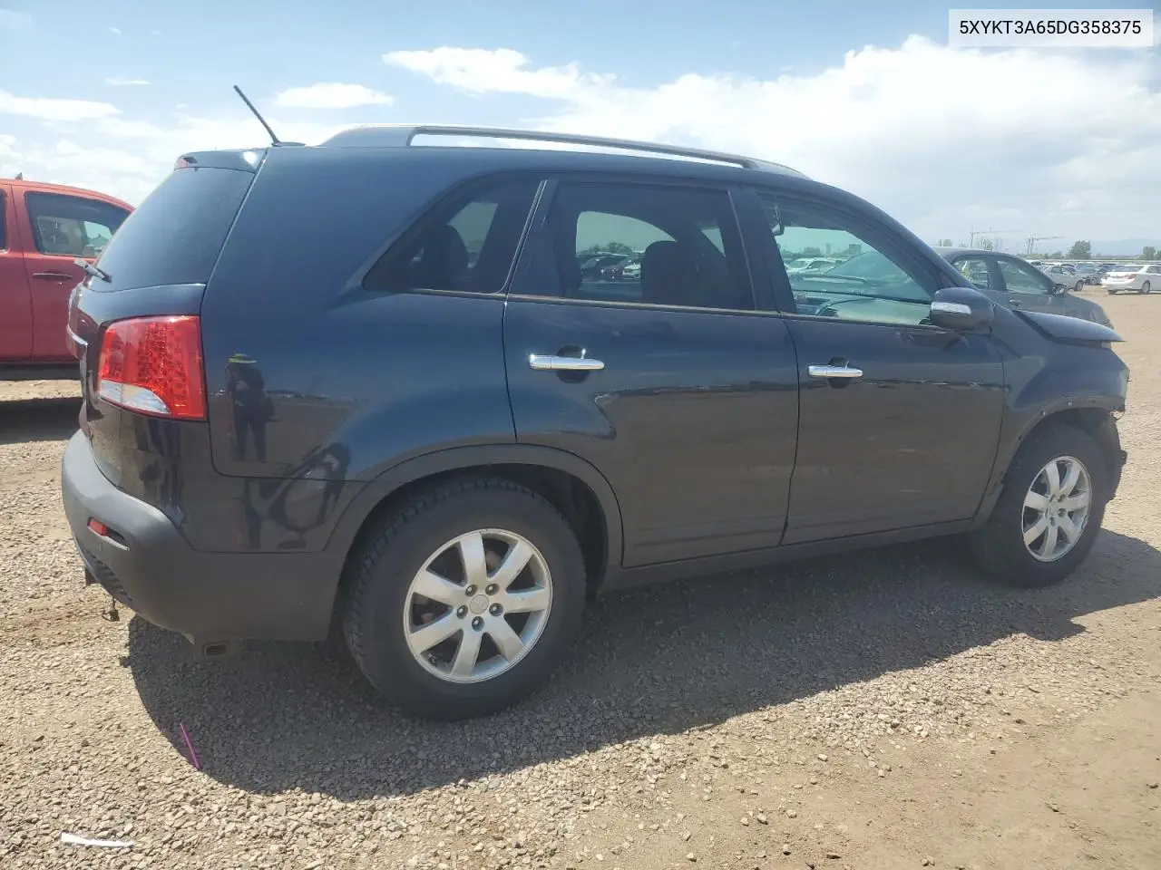 2013 Kia Sorento Lx VIN: 5XYKT3A65DG358375 Lot: 62609045