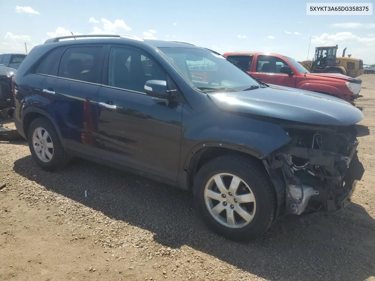 2013 Kia Sorento Lx VIN: 5XYKT3A65DG358375 Lot: 62609045