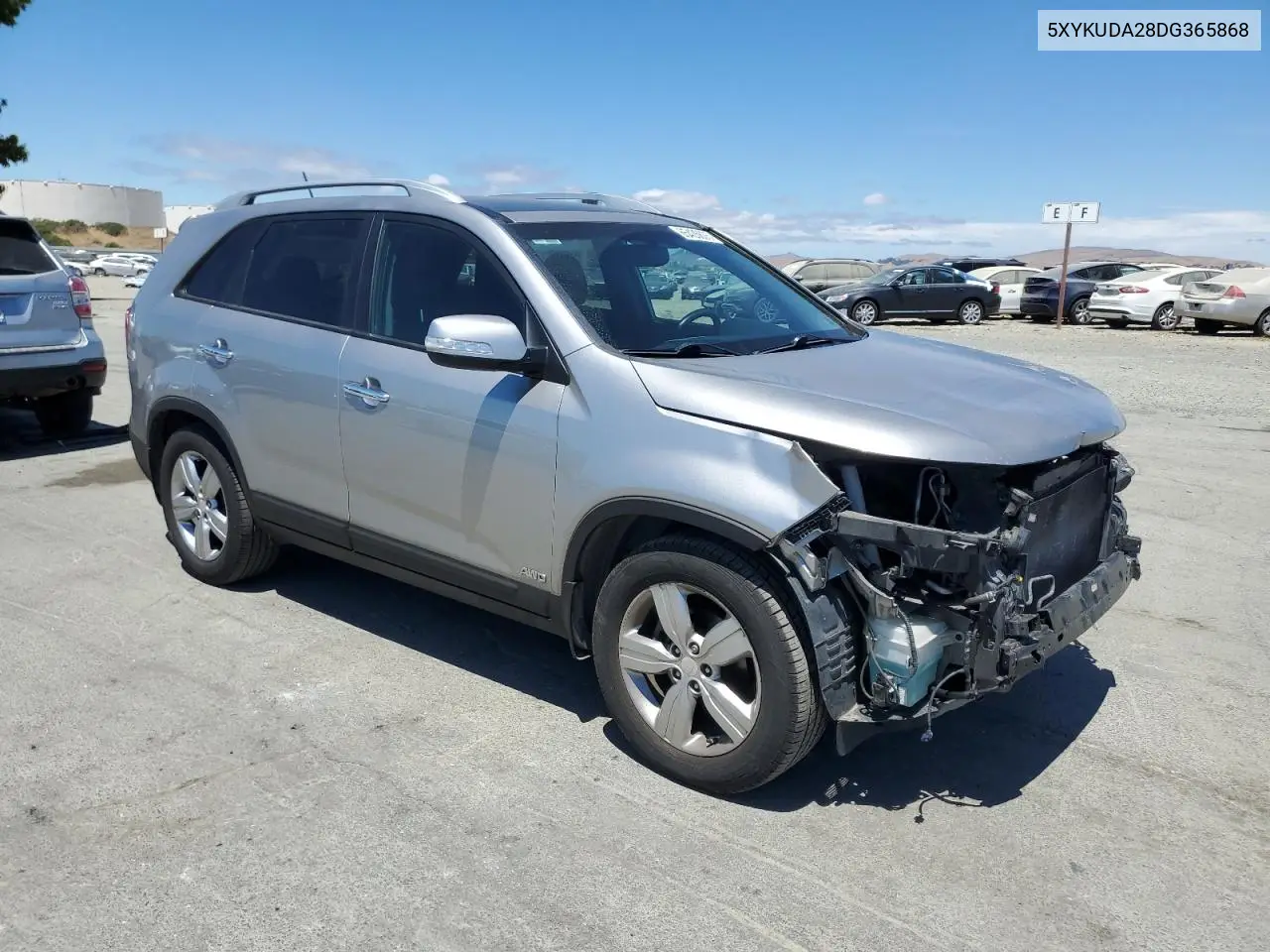 2013 Kia Sorento Ex VIN: 5XYKUDA28DG365868 Lot: 65435635