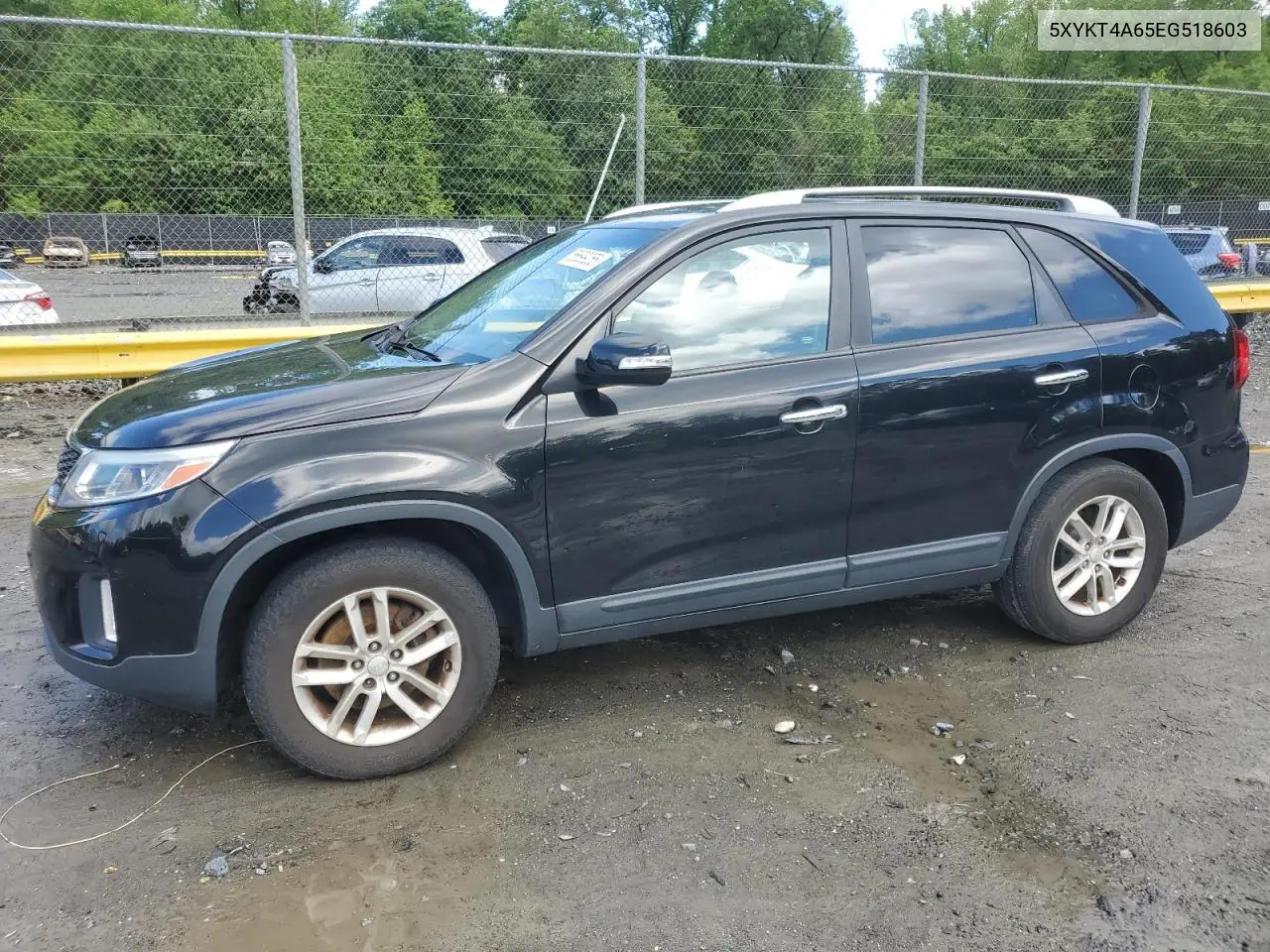 2014 Kia Sorento Lx VIN: 5XYKT4A65EG518603 Lot: 56699255