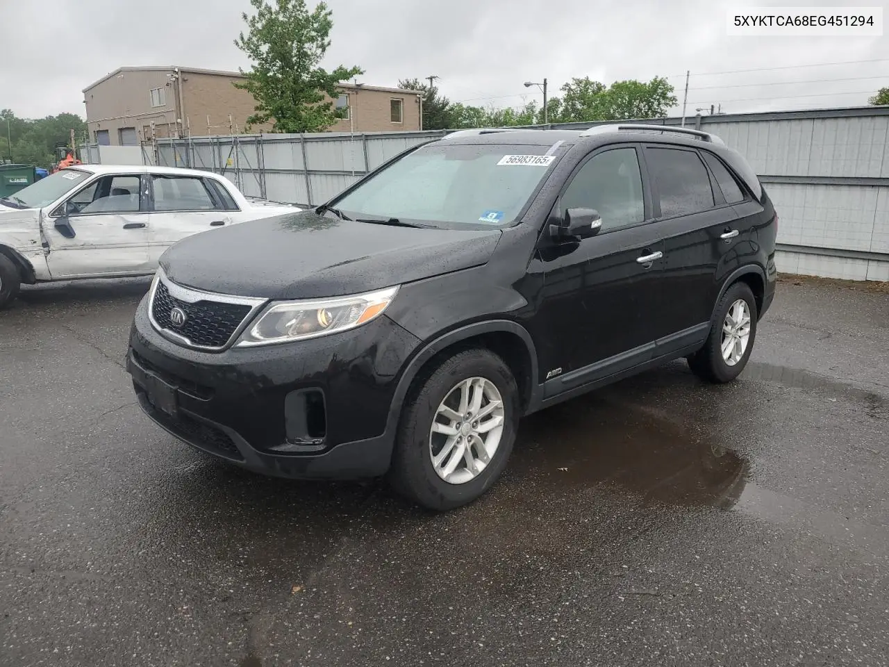 2014 Kia Sorento Lx VIN: 5XYKTCA68EG451294 Lot: 56983165