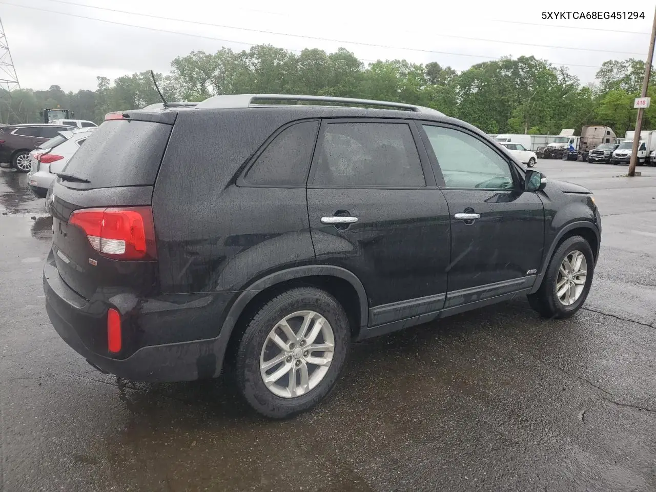 2014 Kia Sorento Lx VIN: 5XYKTCA68EG451294 Lot: 56983165