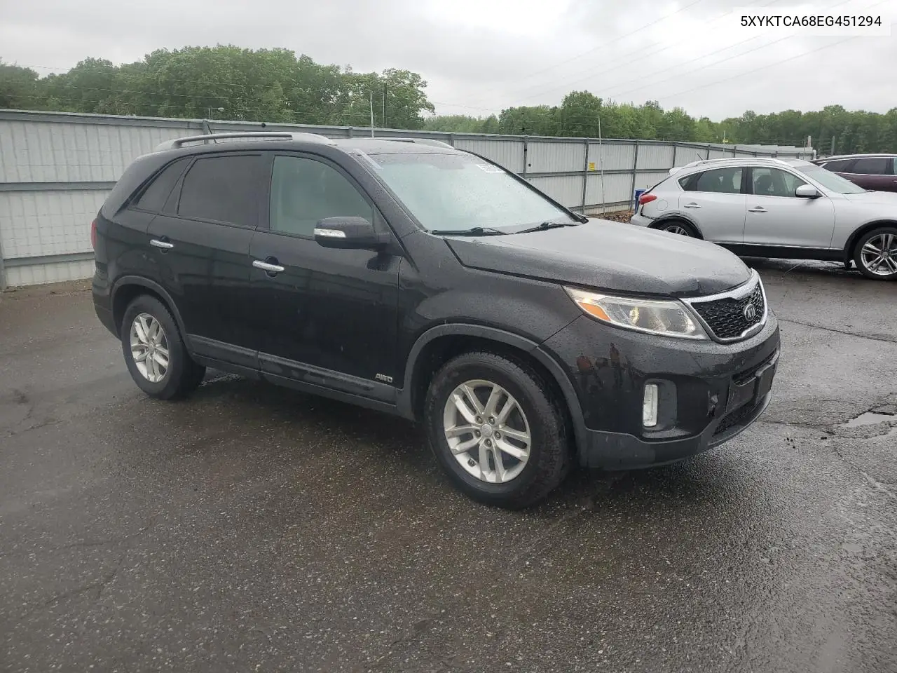 2014 Kia Sorento Lx VIN: 5XYKTCA68EG451294 Lot: 56983165