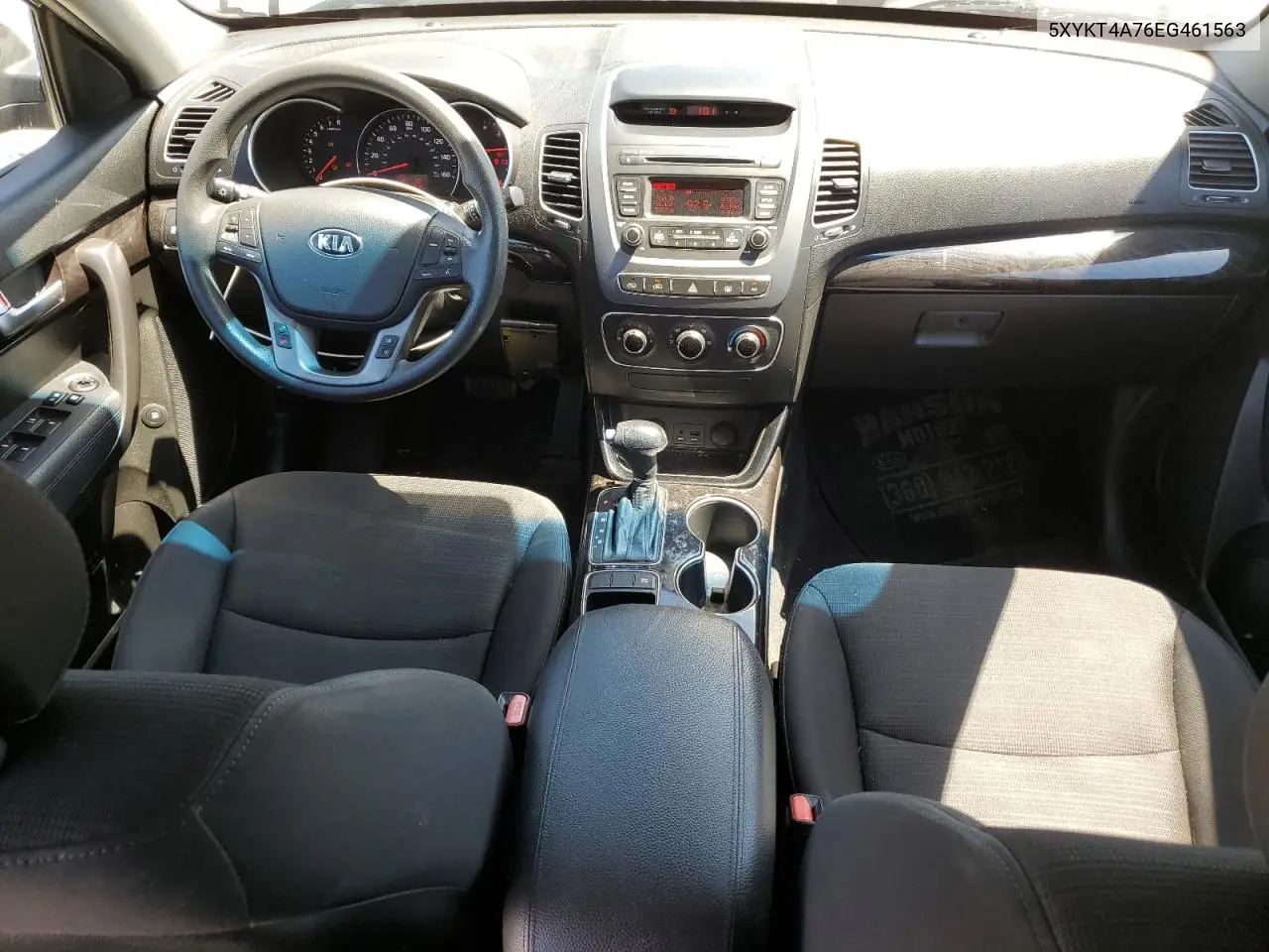 2014 Kia Sorento Lx VIN: 5XYKT4A76EG461563 Lot: 62213405