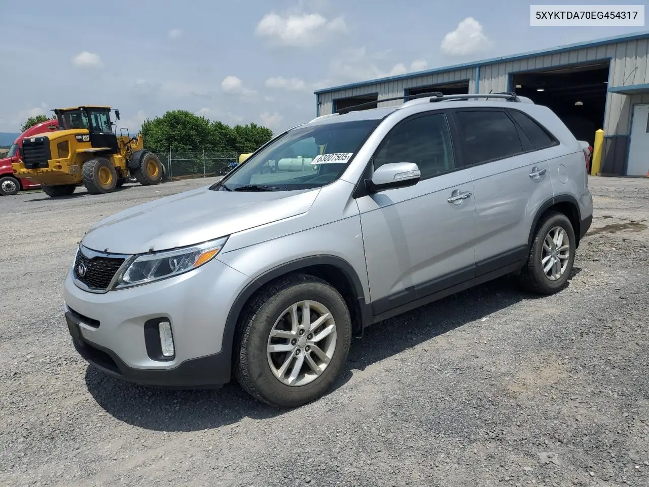 2014 Kia Sorento Lx VIN: 5XYKTDA70EG454317 Lot: 63007505
