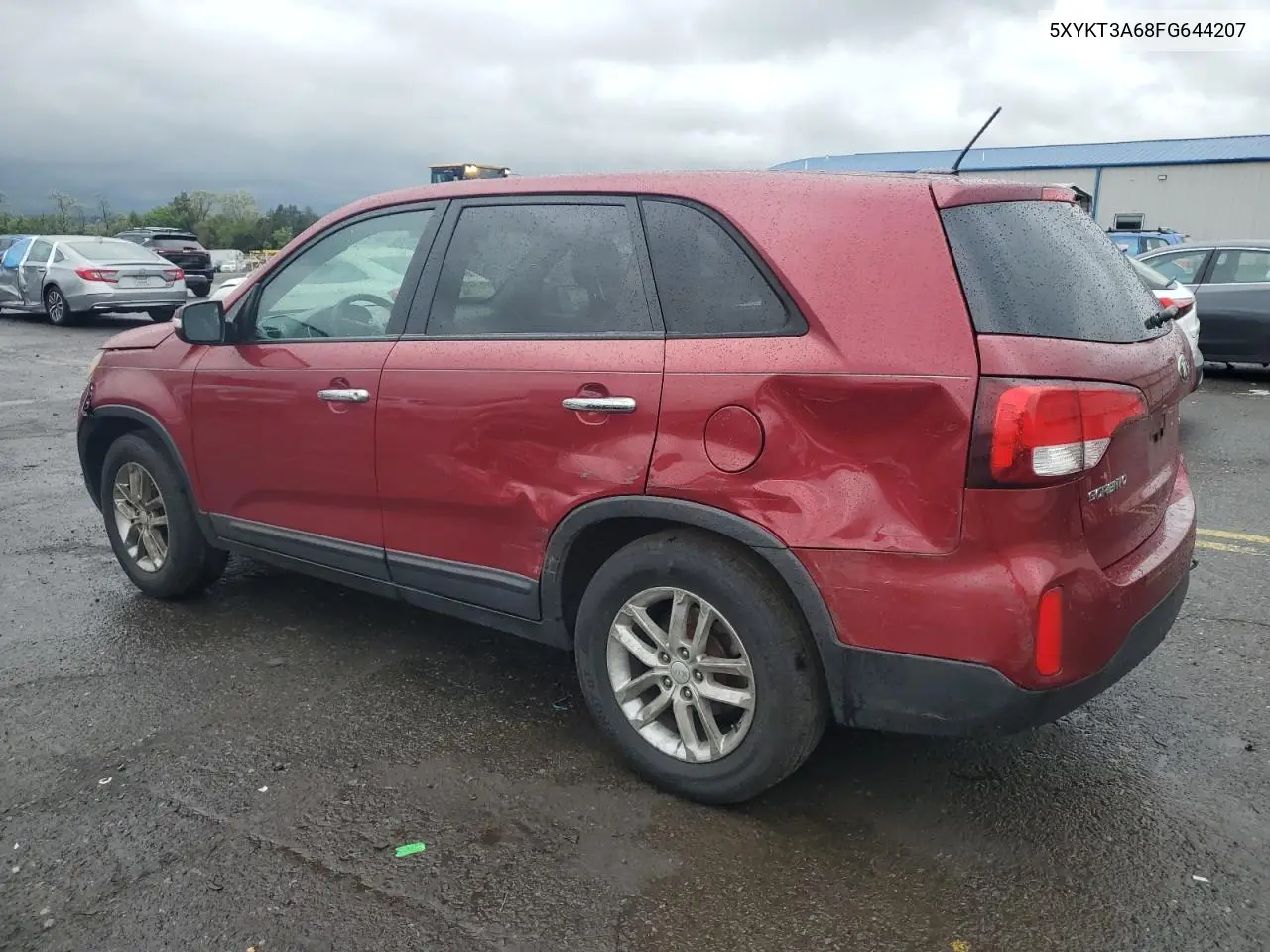 2015 Kia Sorento Lx VIN: 5XYKT3A68FG644207 Lot: 56126315